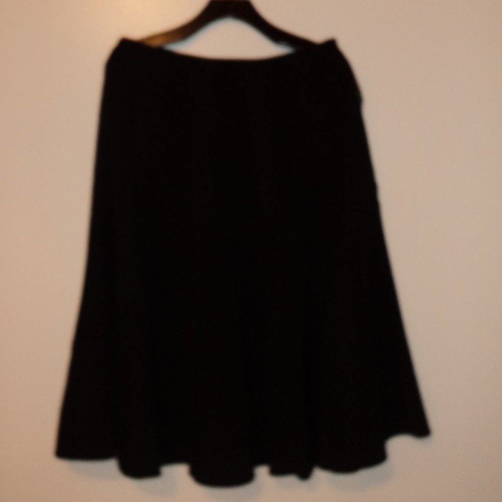 NWT Sunny Leigh Women's Size 10 Black Skirt Ankle Length A Line Lace Unlined - Picture 3 of 8